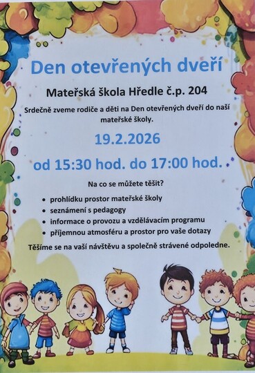 Den otevřených dveří v MŠ